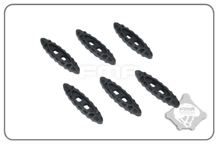 FMA Nylon Drawcord Puller Lock, 6 pcs - Black OD-A-TB1030-BK asgbox.pl FMA Nylon Drawcord Puller Lock, 6 pcs - Black