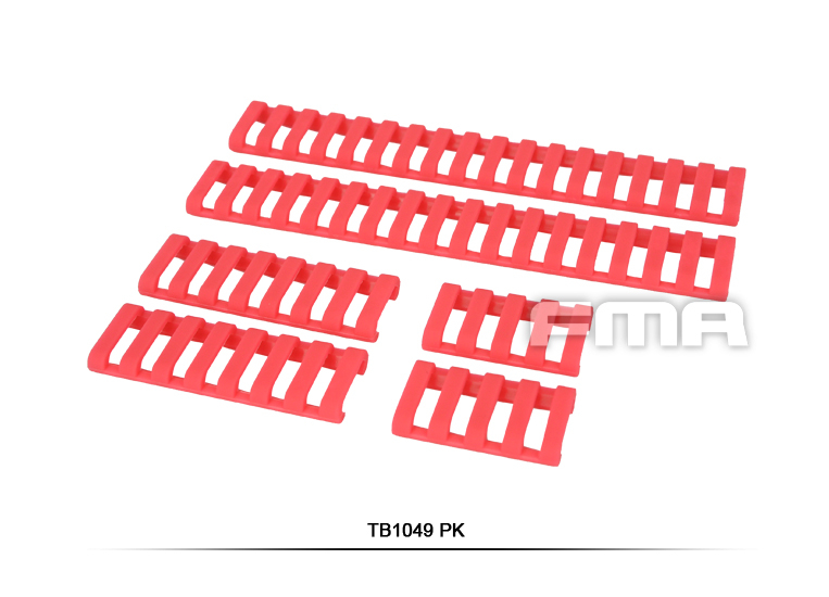 FMA Rubber Ladder Z70 RIS Rail Cover, 6 Pieces - Pink OD-A-TB1049-PK asgbox.pl FMA Rubber Ladder Z70 RIS Rail Cover, 6 Pieces - Pink