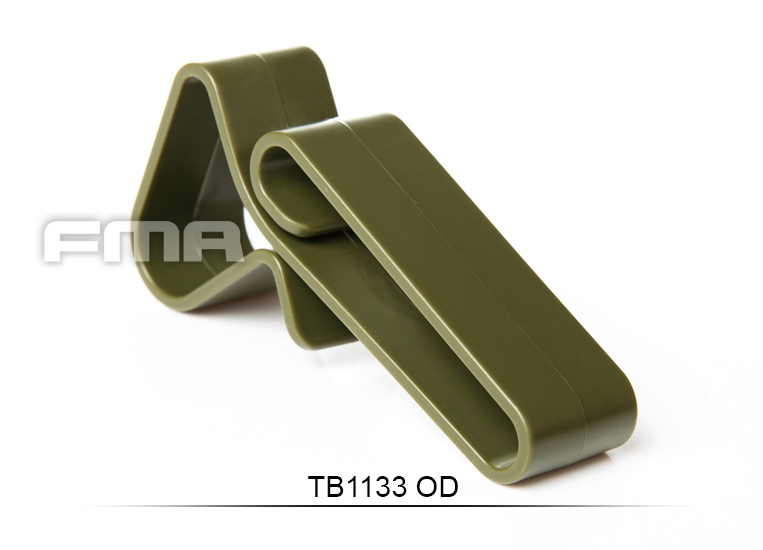 FMA ABS Universal Hook / Hanger for MOLLE and Belt, 3 pcs - Green OD-A-TB1133-OD asgbox.pl FMA ABS Universal Hook / Hanger for MOLLE and Belt, 3 pcs - Green