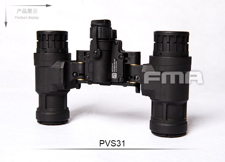 FMA PVS-31 NVG Dummy Replica, with LED Illumination - Black OD-A-TB1284-B asgbox.pl FMA PVS-31 NVG Dummy Replica, with LED Illumination - Black - obrazek 3