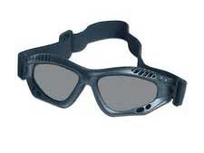 Glasses AIR COMMANDO Mil-Tec BLACK smoke