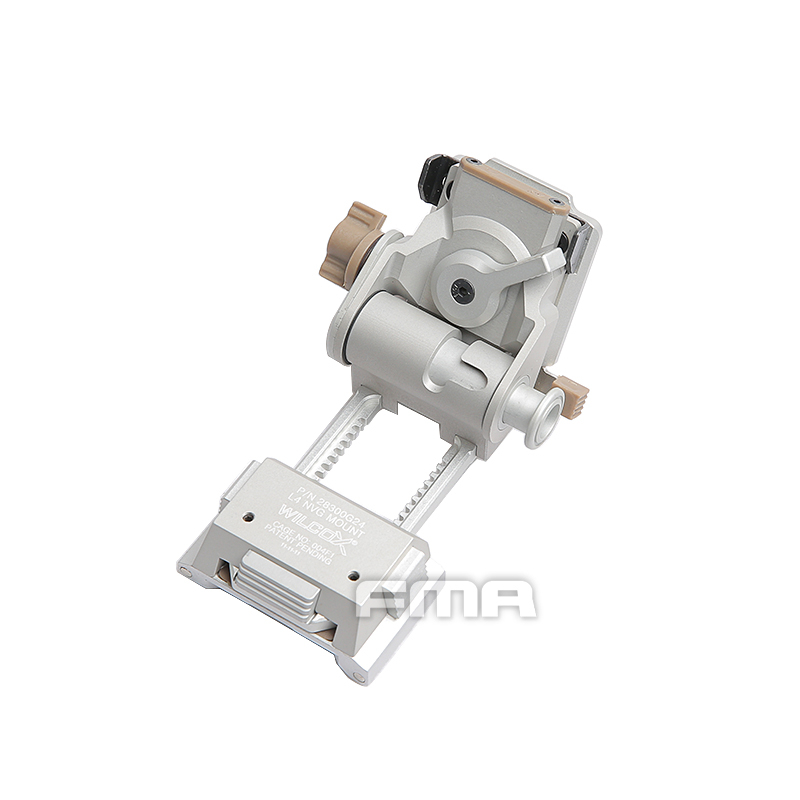 FMA CNC L4G24 Helmet Mount for NVG PVS-15 / 18 - Silver OD-A-TB620-S asgbox.pl FMA CNC L4G24 Helmet Mount for NVG PVS-15 / 18 - Silver