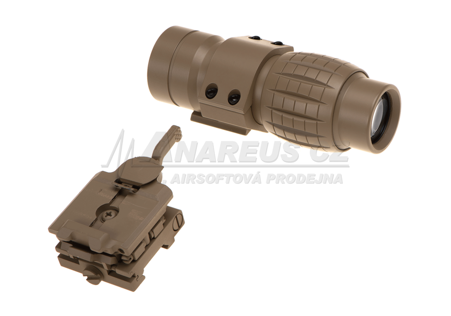 4x35 FDX Magnifier Scope - TAN OD-A-AIMO035 asgbox.pl 4x35 FDX Magnifier Scope - TAN - obrazek 4