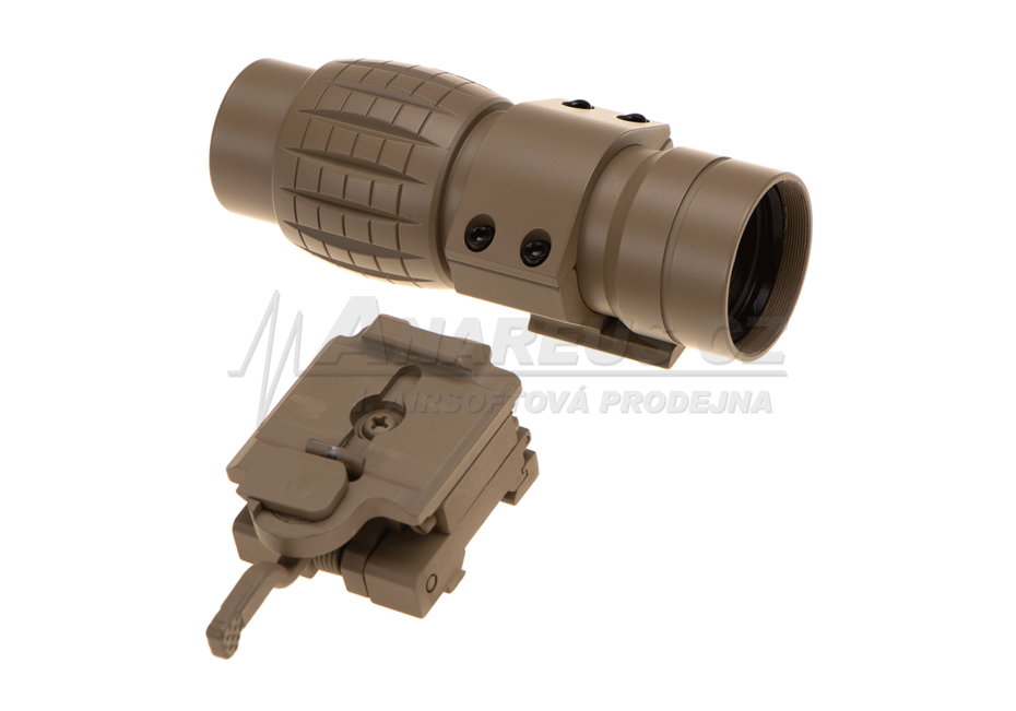 4x35 FDX Magnifier Scope - TAN OD-A-AIMO035 asgbox.pl 4x35 FDX Magnifier Scope - TAN - obrazek 5