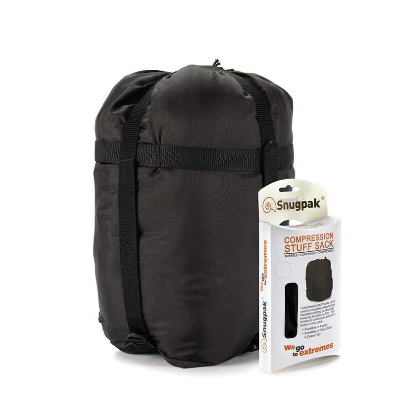Compression Stuff Sack M 35x40cm - BLACK OD-A-SNUGPAK016-M asgbox.pl Compression Stuff Sack M 35x40cm - BLACK