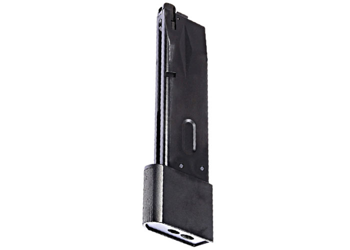 WE Gas Magazine for WE BioHazard M92 GBB, 30 BBs, Extended - Black OD-A-WE00467 asgbox.pl WE Gas Magazine for WE BioHazard M92 GBB, 30 BBs, Extended - Black - obrazek 2