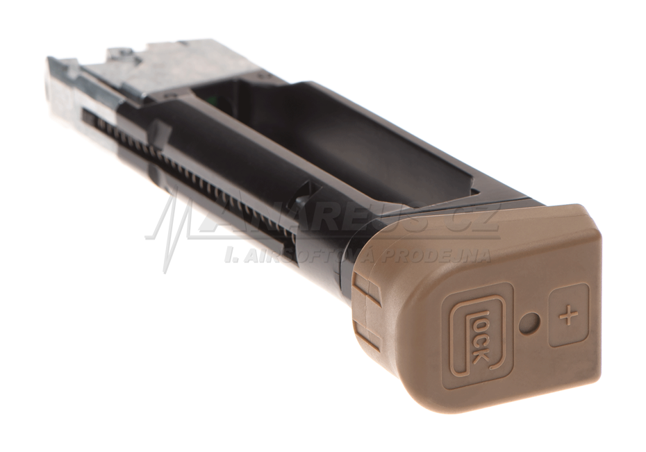 Umarex CO2 Magazine for Glock 19X GBB, 14 BBs - Tan OD-A-UMAR056 asgbox.pl Umarex CO2 Magazine for Glock 19X GBB, 14 BBs - Tan - obrazek 2