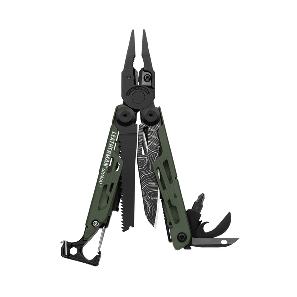 Multitool SIGNAL(TM) - GREEN TOPO OD-A-LEATHERMAN051 asgbox.pl Multitool SIGNAL(TM) - GREEN TOPO