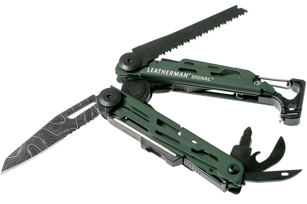Multitool SIGNAL(TM) - GREEN TOPO OD-A-LEATHERMAN051 asgbox.pl Multitool SIGNAL(TM) - GREEN TOPO - obrazek 5