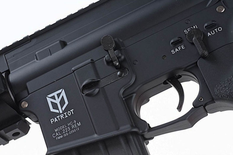 TM Electric AEG Rifle HC Patriot - Black OD-A-EM00103 asgbox.pl TM Electric AEG Rifle HC Patriot - Black - obrazek 5