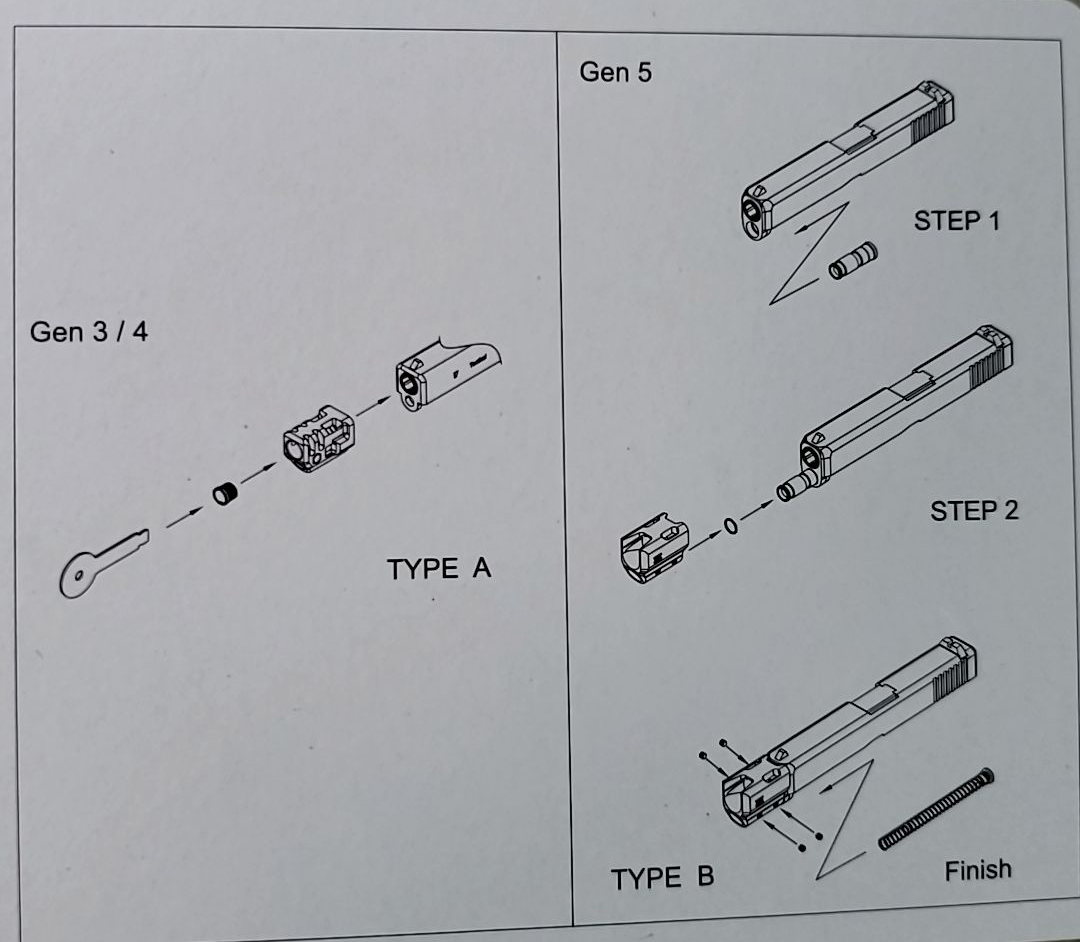 WE Compensator TYPE B for WE G-series R19 Gen5 - Black OD-A-WE00481 asgbox.pl WE Compensator TYPE B for WE G-series R19 Gen5 - Black - obrazek 2