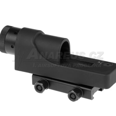 Alternative view of AIM-O 1x24 Reflex Sight, red dot sight - BLACK