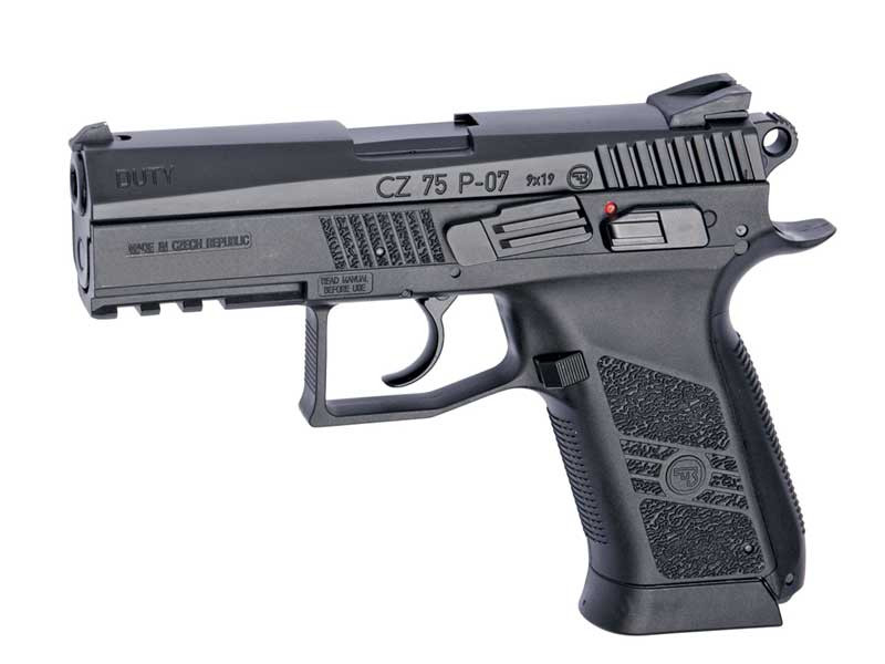 ASG CZ P-07 DUTY GNB Pistol (Fixed Slide) - Black OD-A-ASG014 asgbox.pl ASG CZ P-07 DUTY GNB Pistol (Fixed Slide) - Black