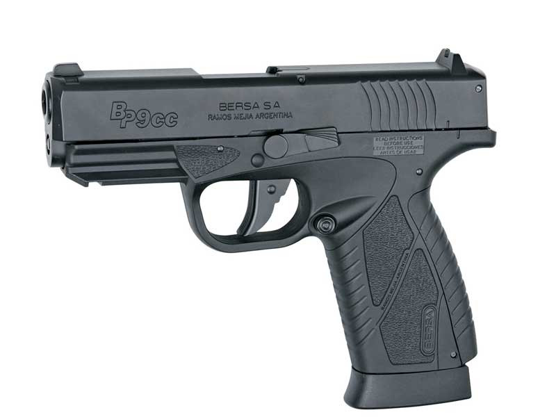 ASG CO2 Pistol BERSA BP9CC GNB (Fixed Slide) - Black OD-A-ASG016 asgbox.pl ASG CO2 Pistol BERSA BP9CC GNB (Fixed Slide) - Black