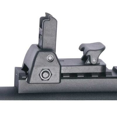 Alternative view of ASG Detachable Front and Rear Flip-up RIS Rail Sight - Black