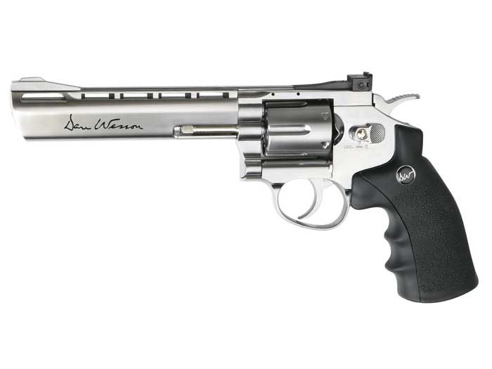 ASG CO2 Dan Wesson 6" Revolver - Silver OD-A-WG0010 asgbox.pl ASG CO2 Dan Wesson 6" Revolver - Silver