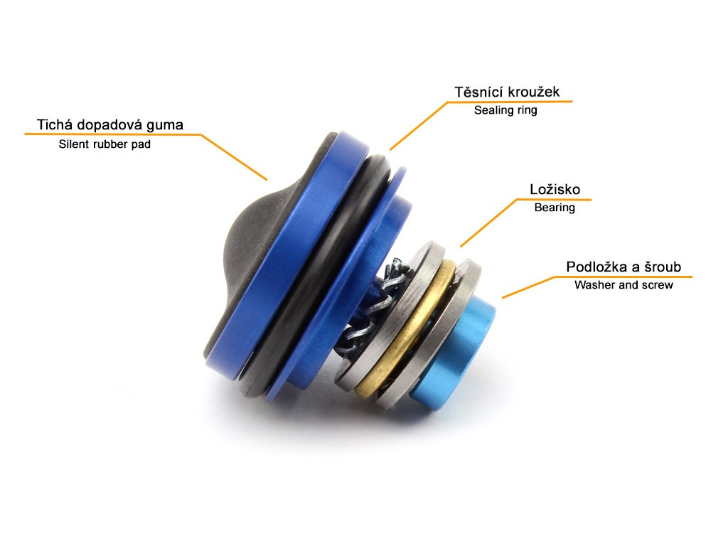 Silent piston head with the bearing OD-A-ASPRO033 asgbox.pl Silent piston head with the bearing - obrazek 5