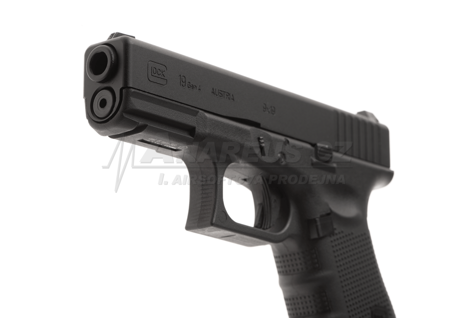 Umarex Glock 19 Gen4 GBB Gas pistol - Black OD-A-UMAR063 asgbox.pl Umarex Glock 19 Gen4 GBB Gas pistol - Black - obrazek 4