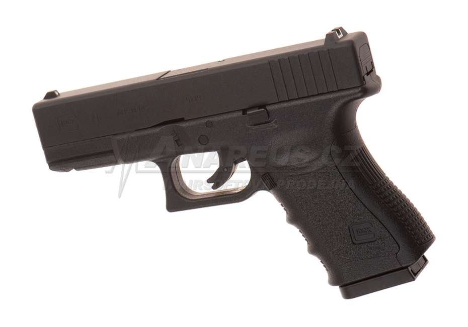 Umarex Glock 19 Gen4 GNB CO2 pistol - Black OD-A-UMAR064 asgbox.pl Umarex Glock 19 Gen4 GNB CO2 pistol - Black - obrazek 2