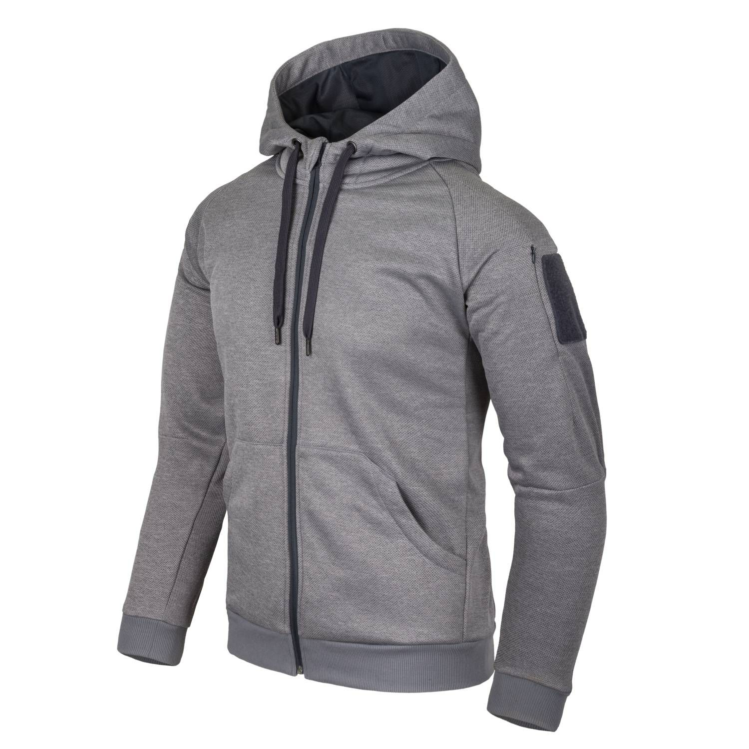 HELIKON URBAN TACTICAL HOODIE (FullZip)(R) - Melange Grey OD-A-BL-UHF-PO-M3-B02 asgbox.pl HELIKON URBAN TACTICAL HOODIE (FullZip)(R) - Melange Grey