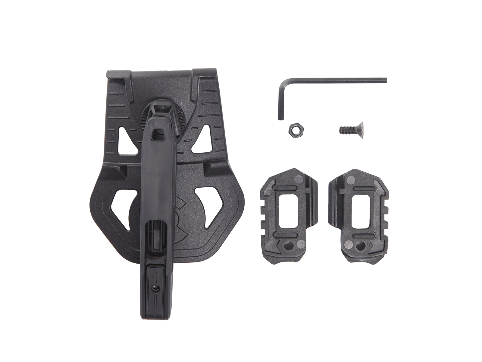 ASG Belt Holster for B a T USW A1 and other RIS SMG / Pistol, Ambidextrous - Black OD-A-ASG264 asgbox.pl ASG Belt Holster for B a T USW A1 and other RIS SMG / Pistol, Ambidextrous - Black - obrazek 2