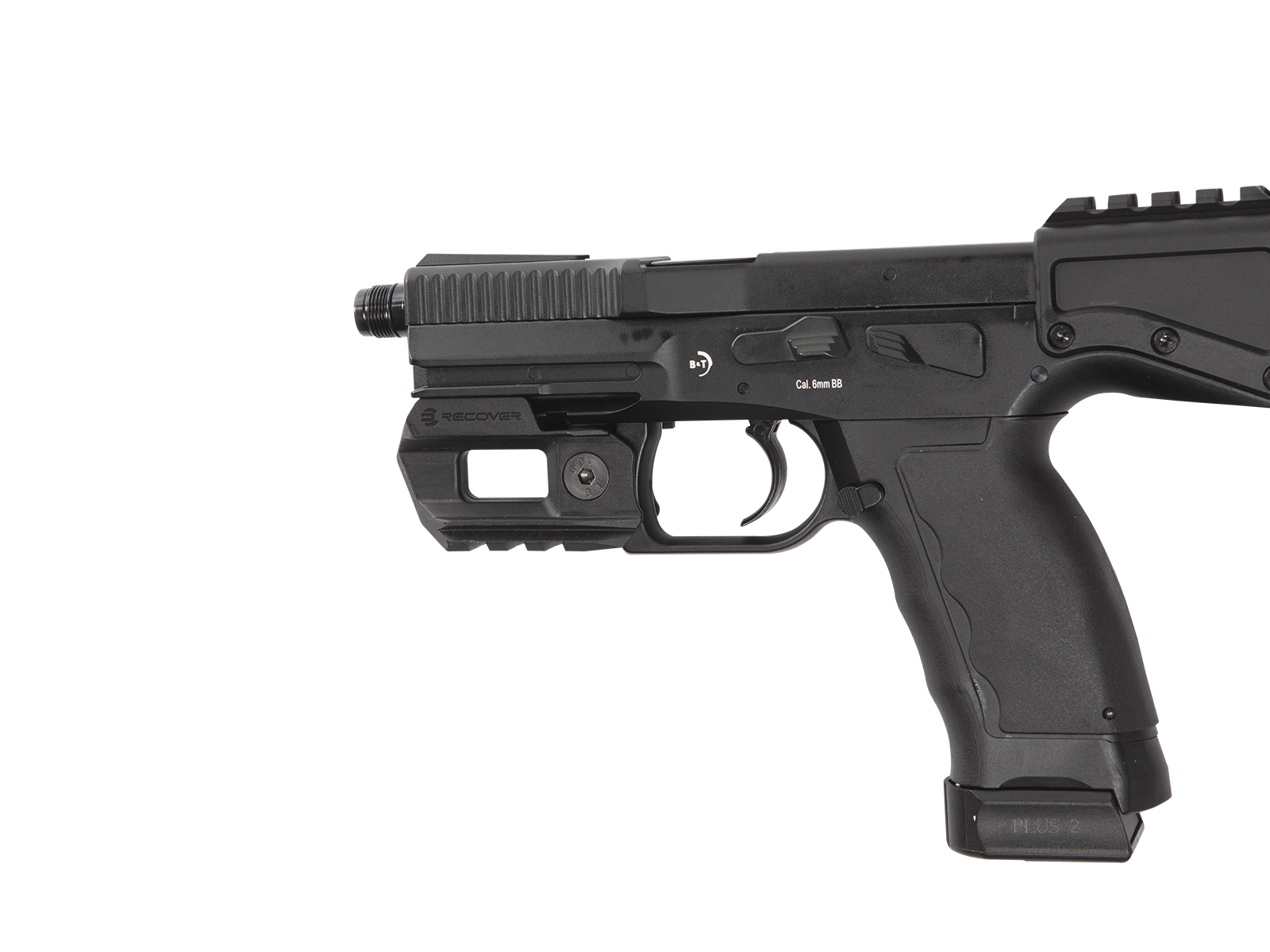 ASG Belt Holster for B a T USW A1 and other RIS SMG / Pistol, Ambidextrous - Black OD-A-ASG264 asgbox.pl ASG Belt Holster for B a T USW A1 and other RIS SMG / Pistol, Ambidextrous - Black - obrazek 3