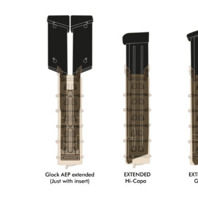 WE Gas Magazine for WE R17 / R18C GBB, 24 BBs - Black