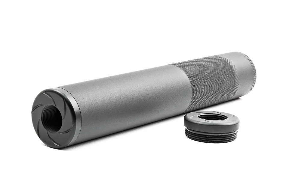 ML Aluminum Suppressor WHISPER MOCK SILENCER 135 x 30 mm, Short - Black OD-A-MPLF132 asgbox.pl ML Aluminum Suppressor WHISPER MOCK SILENCER 135 x 30 mm, Short - Black