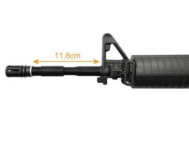 External barrel extension - 11.8 cm OD-A-ASPRO240 asgbox.pl External barrel extension - 11.8 cm - obrazek 2