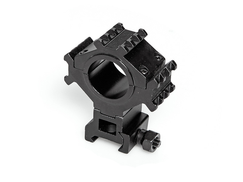 ASG TRI-RAIL RIS Mounting Ring 25 / 30 mm - Black OD-A-ASG029 asgbox.pl ASG TRI-RAIL RIS Mounting Ring 25 / 30 mm - Black - obrazek 2