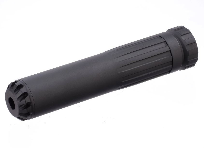 AA Aluminum Silencer AAP 169x35 mm, 14- mm CCW - Black OD-A-U01-017-1 asgbox.pl AA Aluminum Silencer AAP 169x35 mm, 14- mm CCW - Black