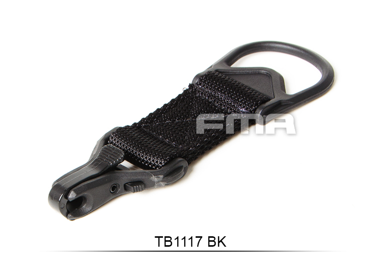 FMA Carabiner Adapter FS3 for FS1 Sling - Black OD-A-TB1117-BK asgbox.pl FMA Carabiner Adapter FS3 for FS1 Sling - Black