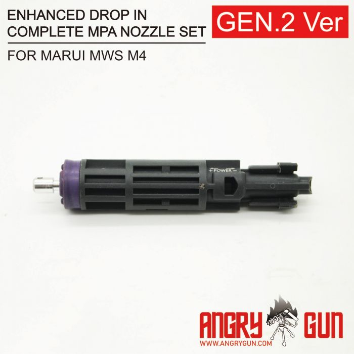 Angry Gun Enhanced Drop In Complete MPA Nozzle Set Gen 2 for Marui MWS M4 - Grey OD-A-20190901G2 asgbox.pl Angry Gun Enhanced Drop In Complete MPA Nozzle Set Gen 2 for Marui MWS M4 - Grey - obrazek 2