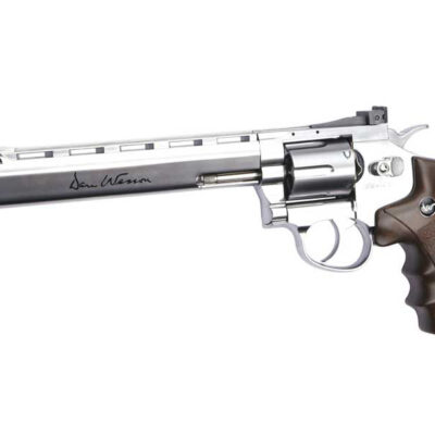 ASG Dan Wesson 8" CO2 Revolver, 4.5mm Steel Pellets - Silver