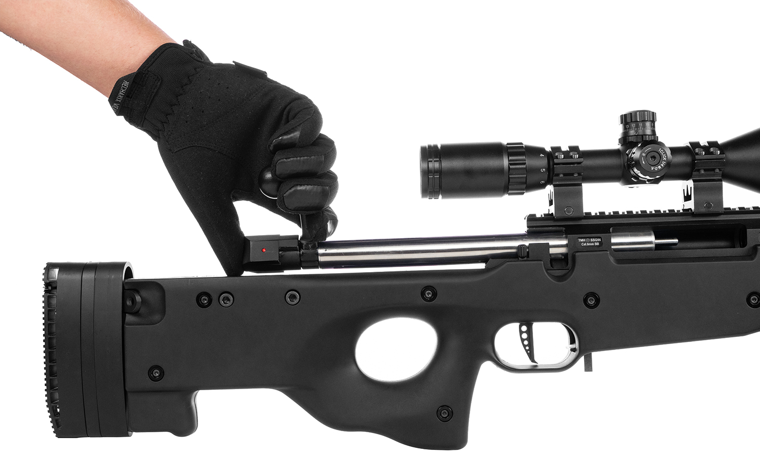 Novritsch SSG96 MK1 Sniper Rifle (2,8 J) - Black OD-A-NOVRITSCH25 asgbox.pl Novritsch SSG96 MK1 Sniper Rifle (2,8 J) - Black - obrazek 5