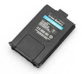 Li-Ion Battery for the Baofeng UV-5R Radio, 1800 mAh - Black