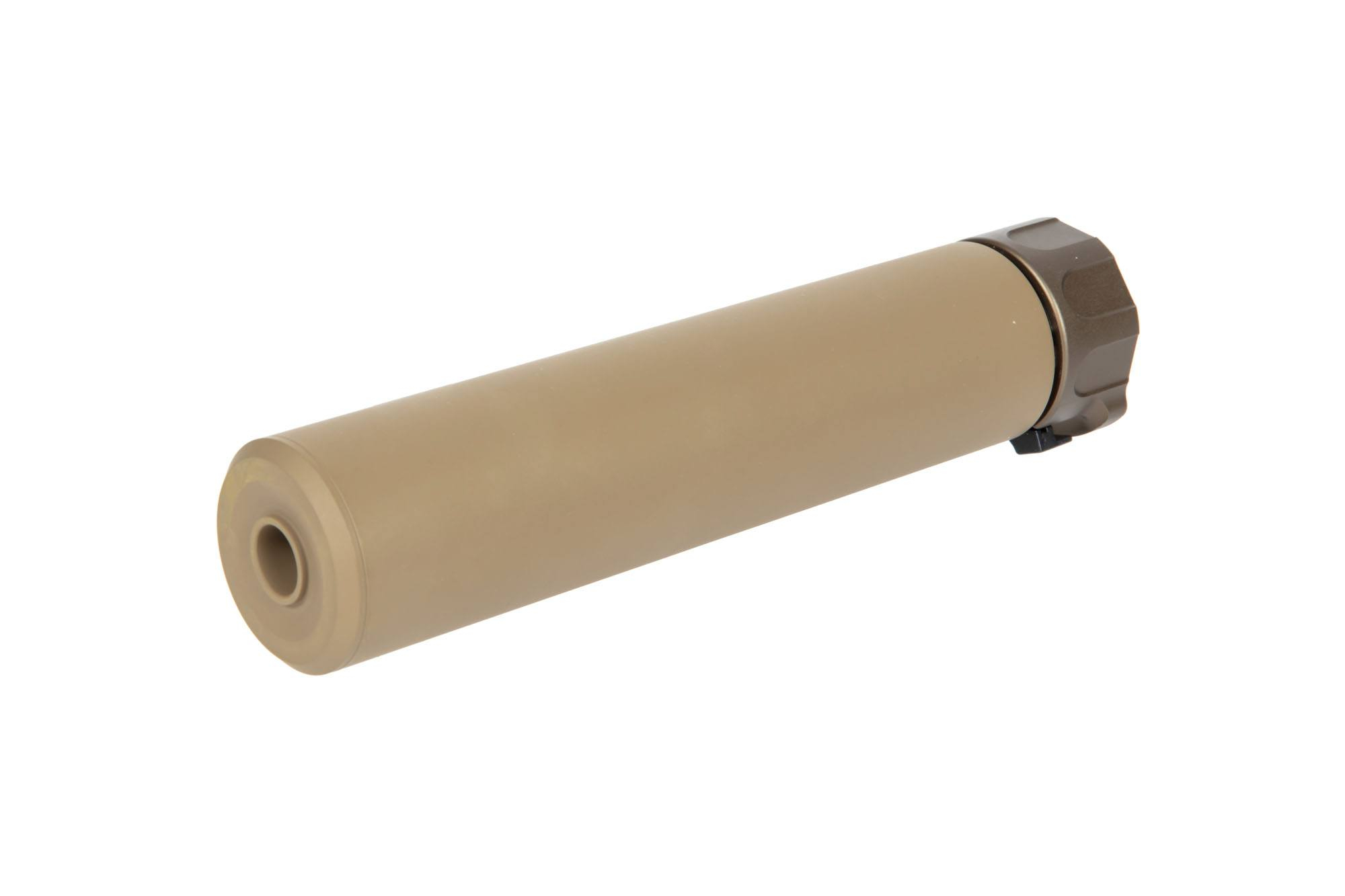 5KU SOCOM 556 Airsoft QD Suppressor (178 mm), 14 mm CCW - Tan OD-A-5KU07 asgbox.pl 5KU SOCOM 556 Airsoft QD Suppressor (178 mm), 14 mm CCW - Tan - obrazek 2