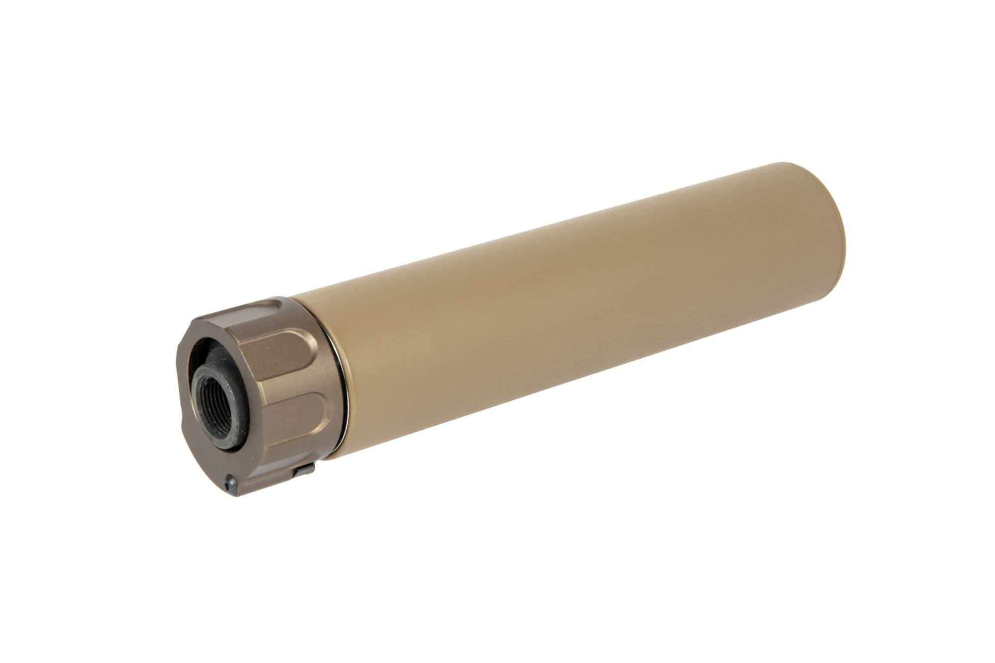 5KU SOCOM 556 Airsoft QD Suppressor (178 mm), 14 mm CCW - Tan OD-A-5KU07 asgbox.pl 5KU SOCOM 556 Airsoft QD Suppressor (178 mm), 14 mm CCW - Tan - obrazek 3