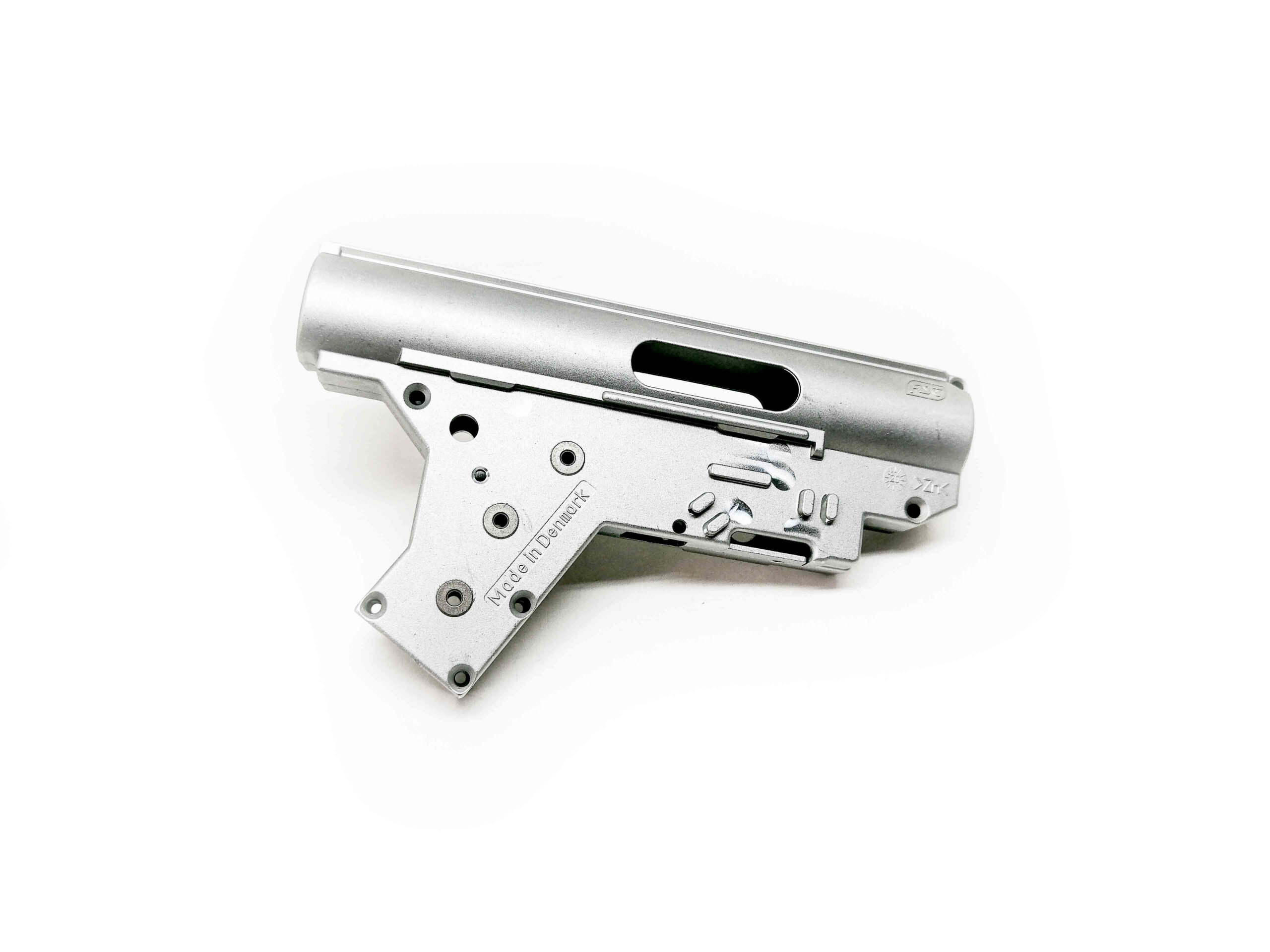 ASG Gearbox Shell CZ Scorpion EVO 3 with Bushings - Silver OD-A-ASG278 asgbox.pl ASG Gearbox Shell CZ Scorpion EVO 3 with Bushings - Silver - obrazek 2