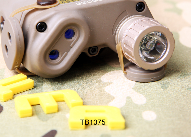 FMA AN/PEQ15 LA5-C UHP Version (LED Flashlight, Green / IR Laser) - Tan OD-A-TB1075-DE asgbox.pl FMA AN/PEQ15 LA5-C UHP Version (LED Flashlight, Green / IR Laser) - Tan - obrazek 5