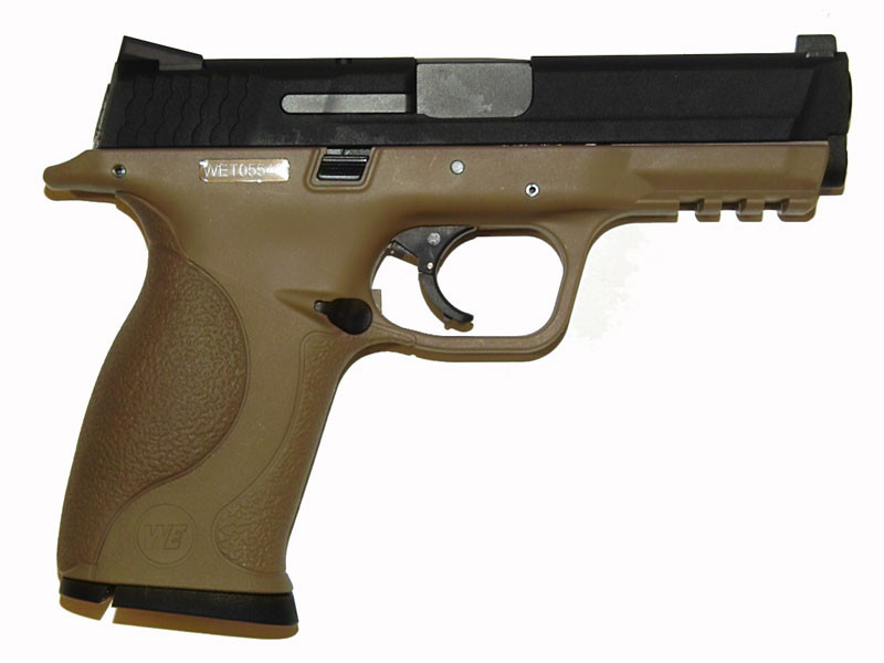 WE GBB Pistol MP9 Big Bird - Tan OD-A-WE00162 asgbox.pl WE GBB Pistol MP9 Big Bird - Tan - obrazek 2