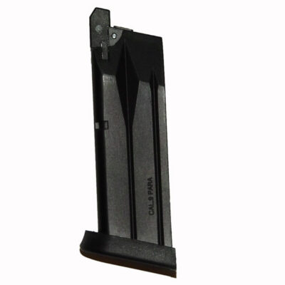 WE Gas Magazine for WE Bulldog 3PX4 Compact GBB, 20 BBs - Black