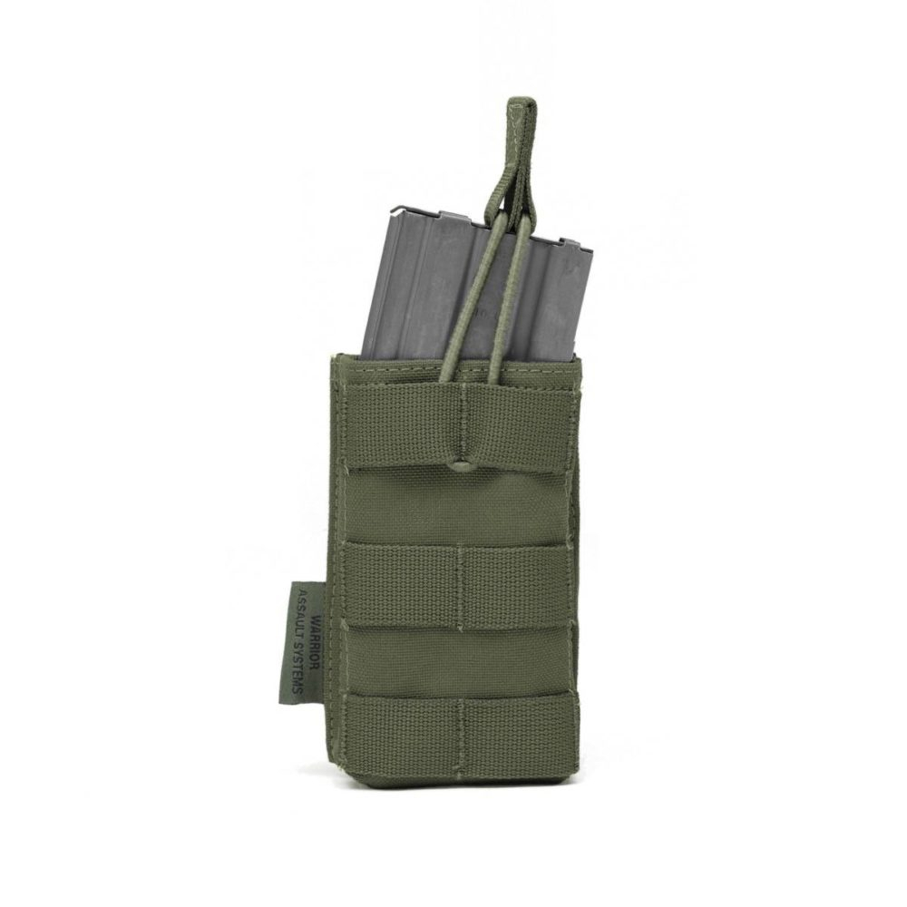 WAS Single MOLLE Open Pouch AR15 / M4 - Green OD-A-W-EO-SMOP-OD asgbox.pl WAS Single MOLLE Open Pouch AR15 / M4 - Green