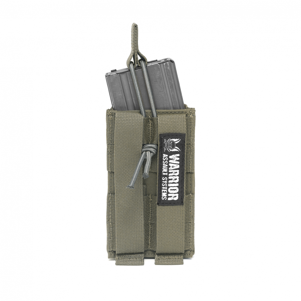 WAS Single MOLLE Open Pouch AR15 / M4 - Green OD-A-W-EO-SMOP-OD asgbox.pl WAS Single MOLLE Open Pouch AR15 / M4 - Green - obrazek 3
