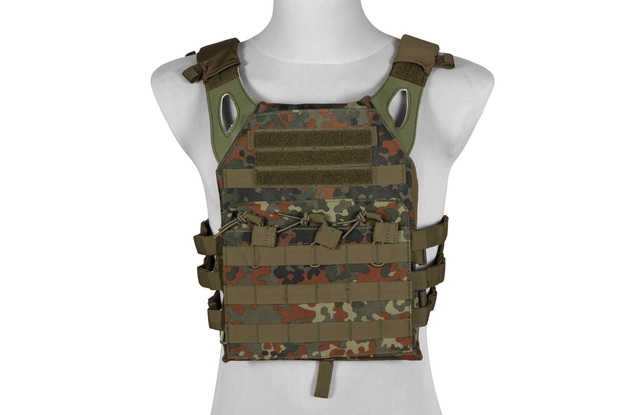 JPC plate carrier 600D vest (Flecktarn) OD-A-GFC031-FT asgbox.pl JPC plate carrier 600D vest (Flecktarn) - obrazek 2