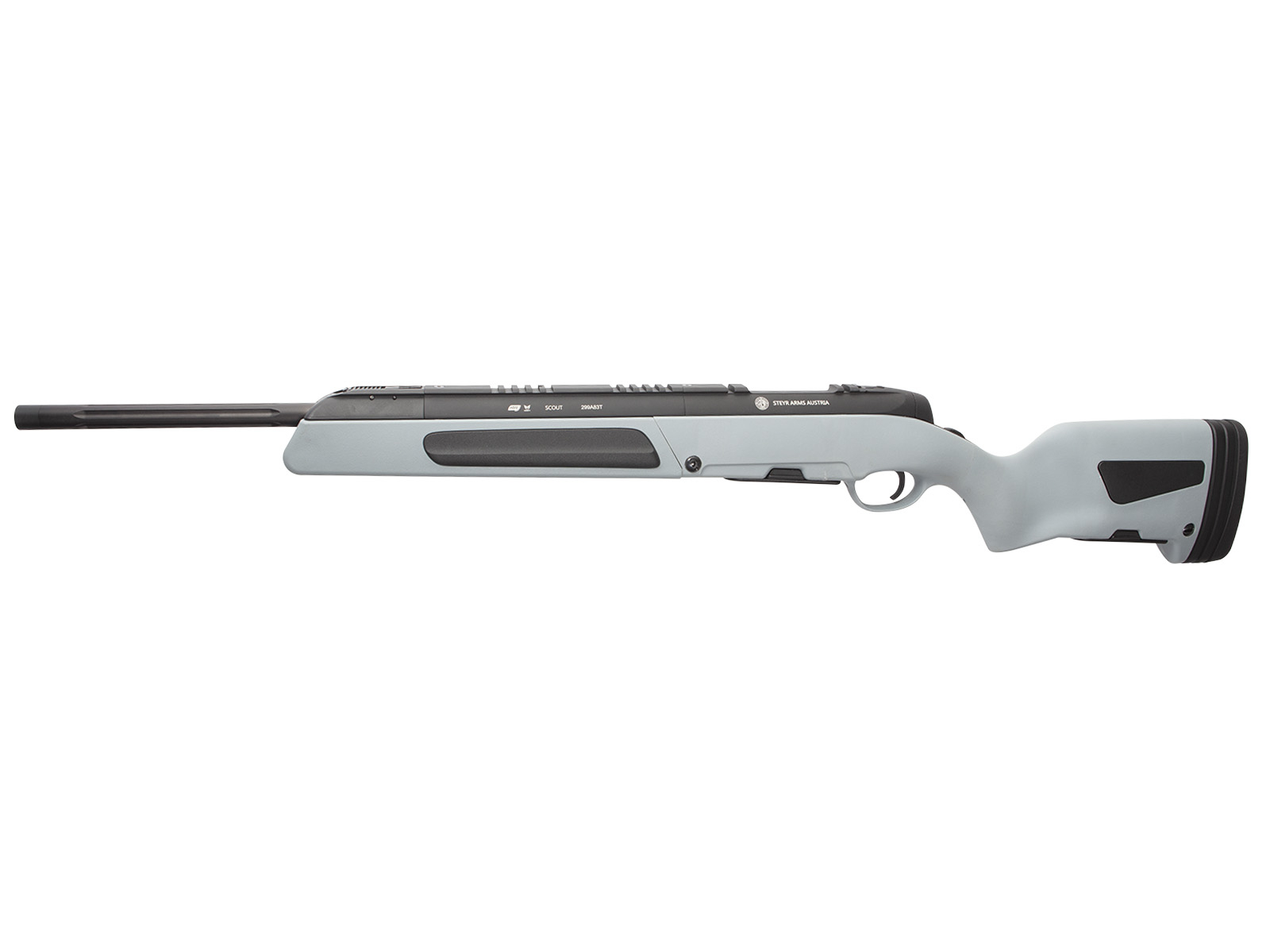 ASG Steyr Scout Sniper Rifle, Spring-Action - Grey OD-A-ASG287-GR asgbox.pl ASG Steyr Scout Sniper Rifle, Spring-Action - Grey