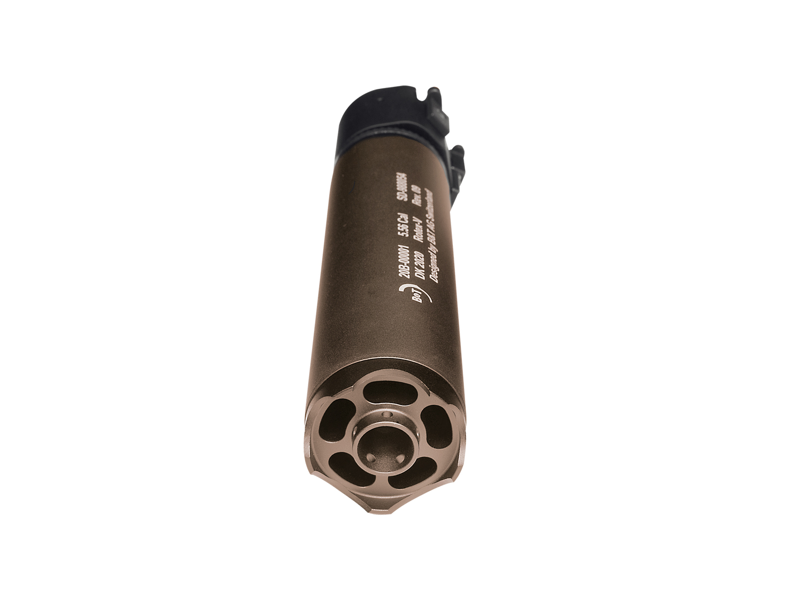 ASG QD Supressor B a T Rotex-V 197 x 39mm - Tan OD-A-ASG292-FDE asgbox.pl ASG QD Supressor B a T Rotex-V 197 x 39mm - Tan - obrazek 3