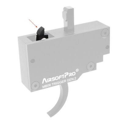 Steel piston sear for AirsoftPro MB06 trigger OD-A-ASPRO452 asgbox.pl
