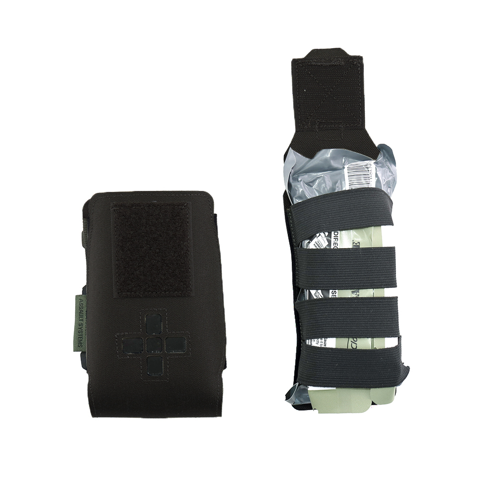 WAS Small Horizontal IFAK Medic Pouch Laser-Cut - Black OD-A-W-LC-SH-IFAK-BLK asgbox.pl WAS Small Horizontal IFAK Medic Pouch Laser-Cut - Black - obrazek 4