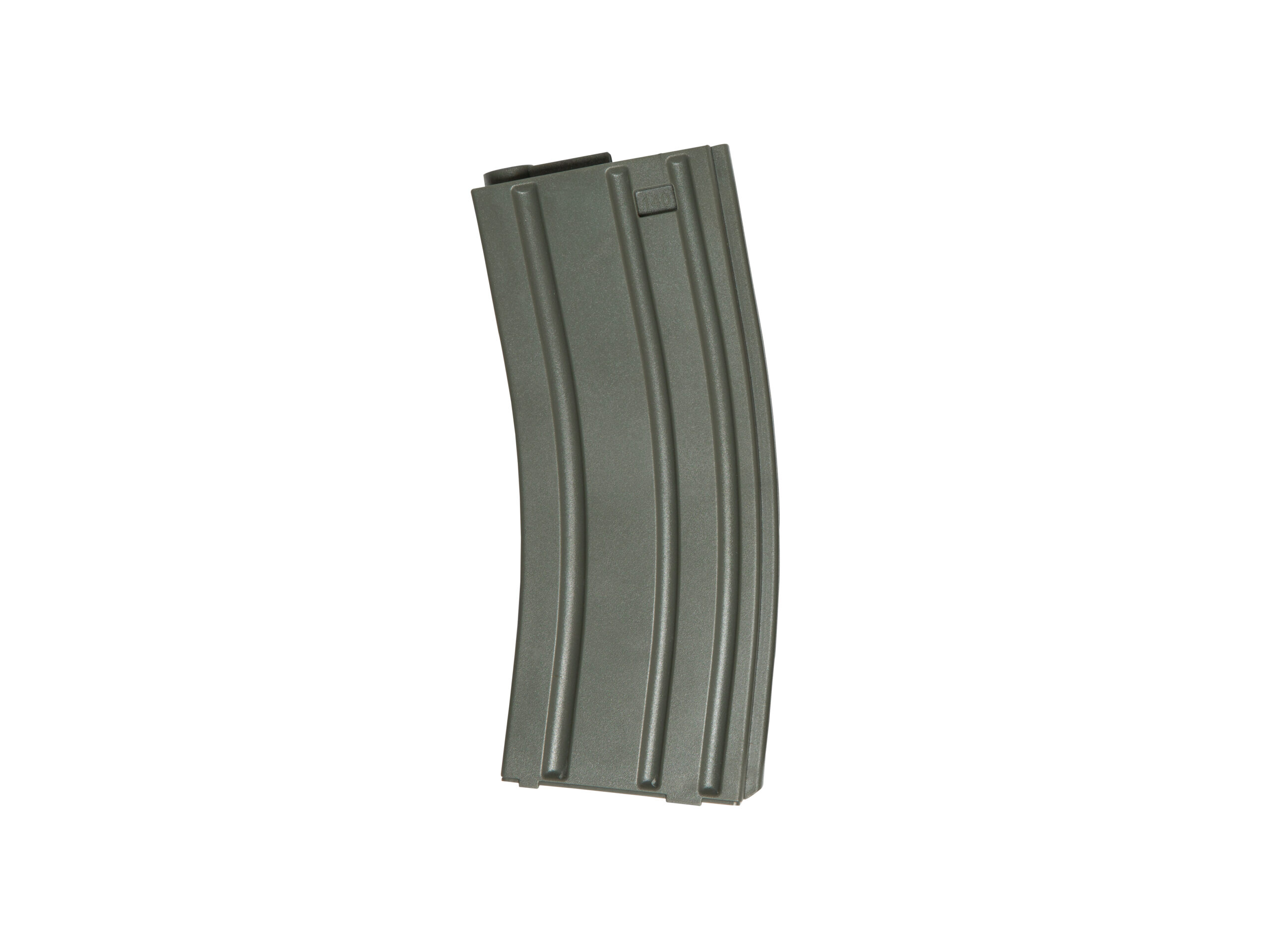 ASG M4 / AR15 Mid-Cap Magazine, 140 BBs, Plastic - Green OD-A-ASG293-OD asgbox.pl ASG M4 / AR15 Mid-Cap Magazine, 140 BBs, Plastic - Green
